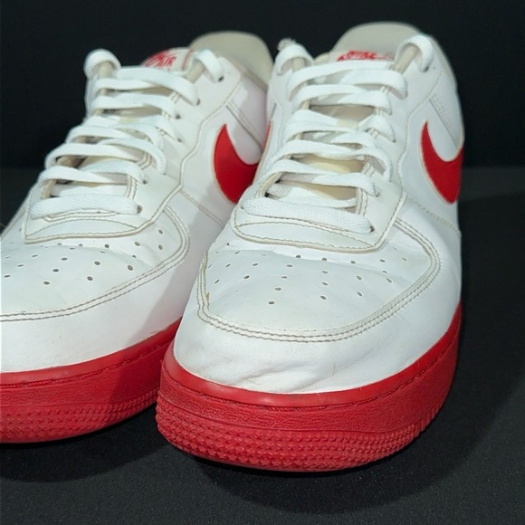 Nike‎ Air Force 1 \'07  White-University Red Size 11.5 Men\'s main image 16